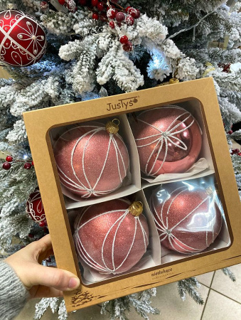 Шар пластиковый декорированный