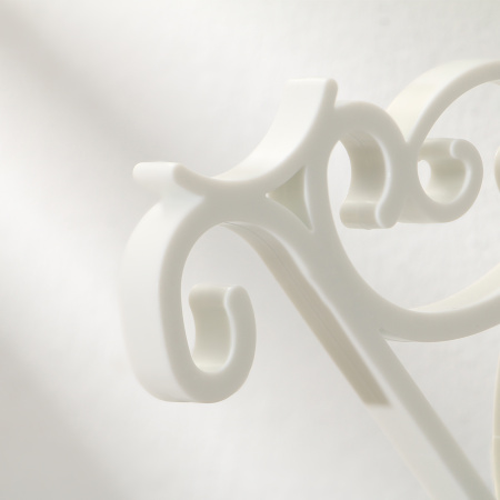 Кронштейн для подвесных кашпо, белый