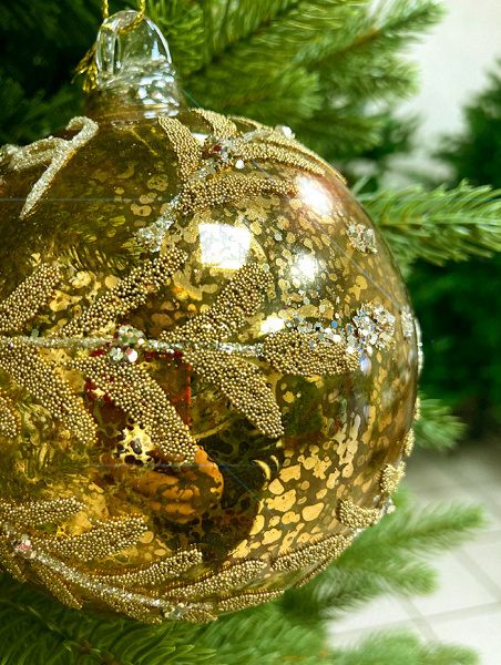 Шар елочный стекл. [63603]