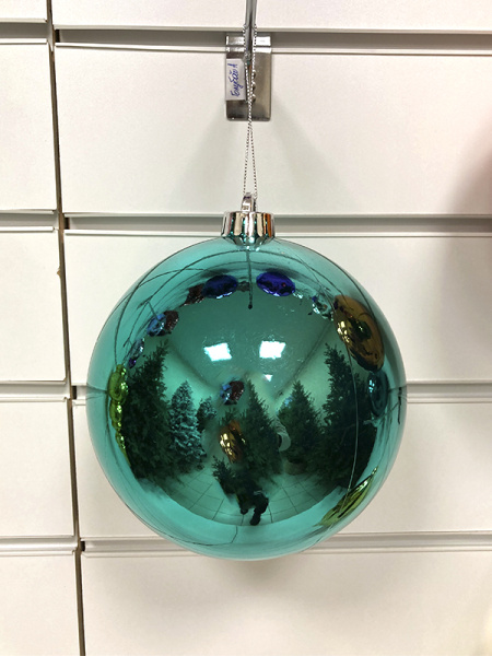 Шары пластиковые, глянец бирюзовый b