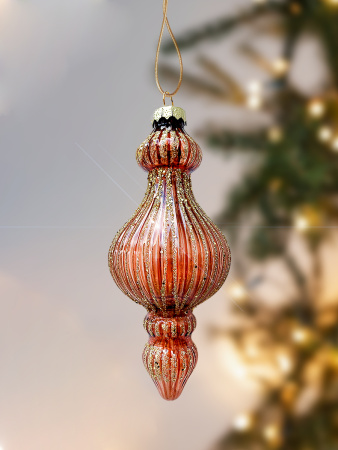 Игрушка елочная стекл. [0093-8]