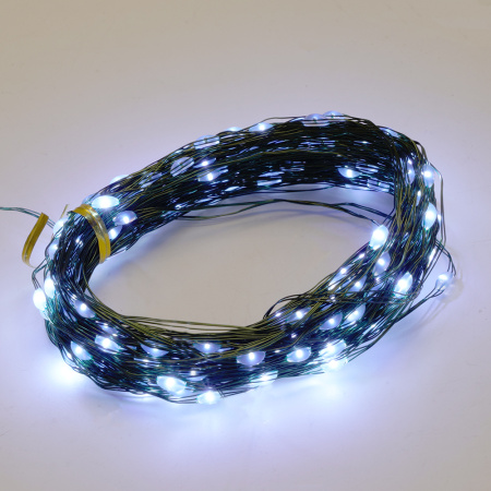 Светодиодная гирлянда Роса Feron CL583 200LED белый, 20м IP20 [51443]