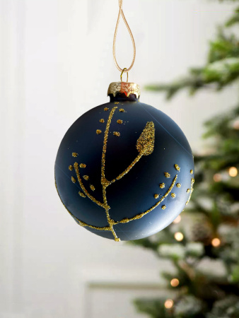 Шар елочный стекл. [5905-11]