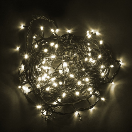 Светодиодная гирлянда Feron CL08 600LED тепл. белый, 60м, c эффектом стробов, IP 44 [32320]