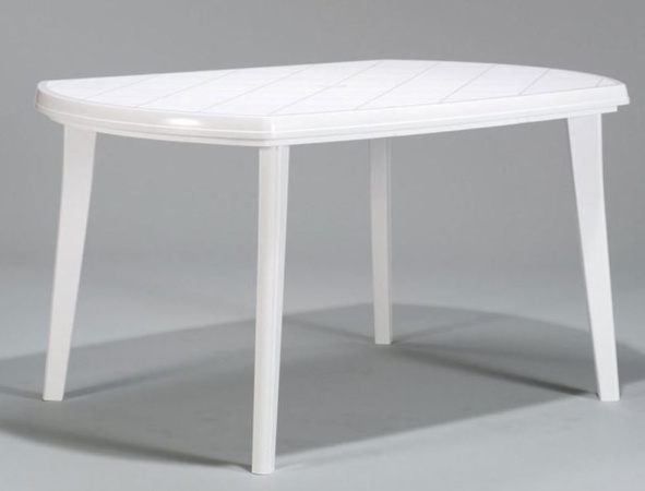 Пластиковый стол Elise Jardin, белый [218054]