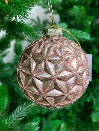 Шар елочный стекл. [0210-12]