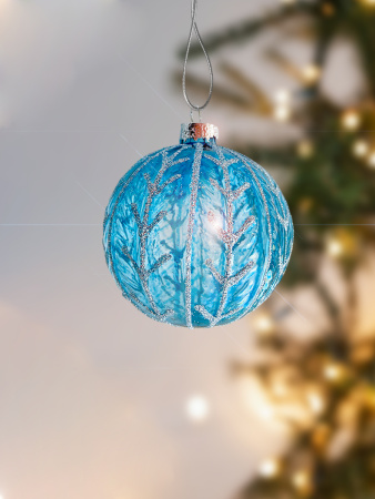 Шар елочный стекл. [0182-23]