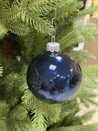 Шар елочный стекл. 8 см, [G-47]