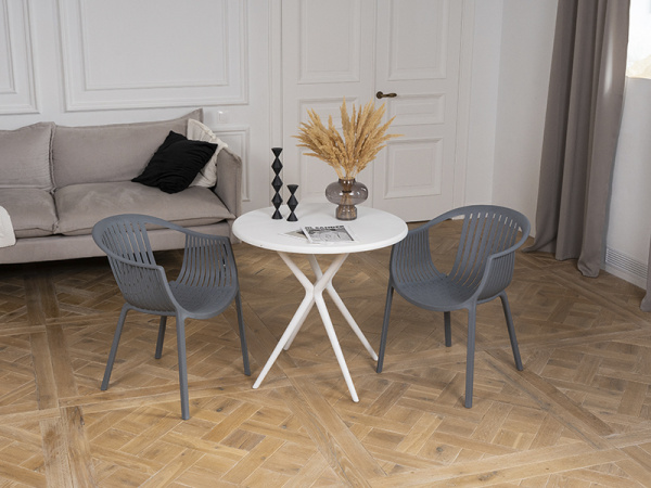 Стол круглый Teori белый