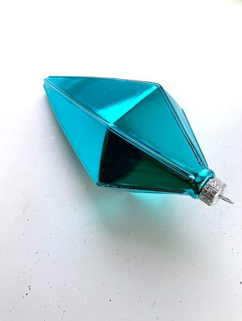 Украшение елочное "Кристалл" бирюза