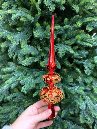 Верхушка на елку декорированная