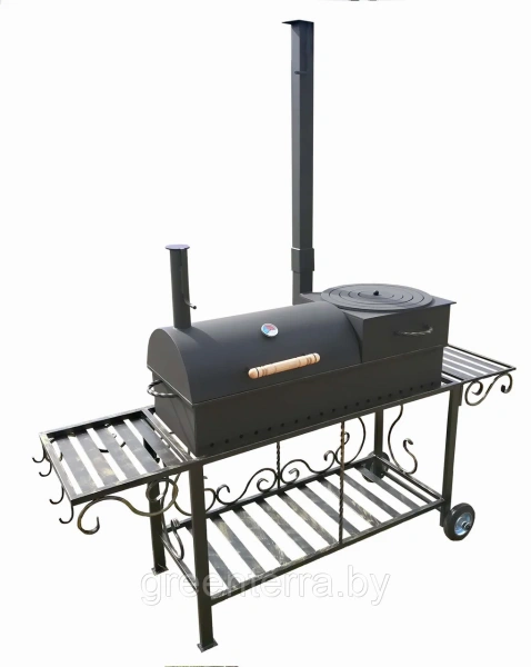 Кованый мангал (гриль, барбекю и очаг) "Камелот"