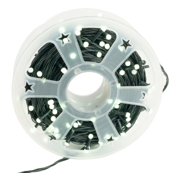 Светодиодная гирлянда на бобине Feron CL98 2200LED белый, 50м IP44 [51437]