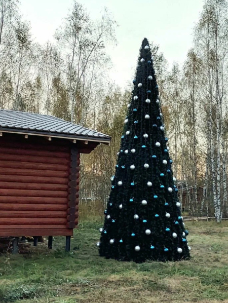 Большая уличная каркасная ель для 3D освещения 