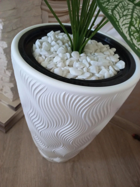 Мрамор галтованный белый фр. 20-40мм (20кг)