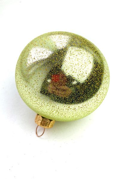 Шар елочный стекл. 8 см, [G-213s]