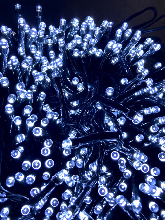 Светодиодная гирлянда Luca Snake 14м, 700 холодных белых LED [83774]