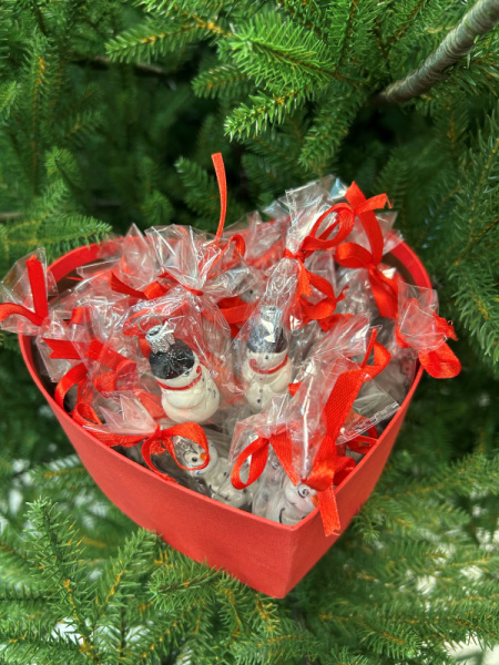 Новогодняя стекл. игрушка‑сувенир "Мини-форма", 1шт. [123049]