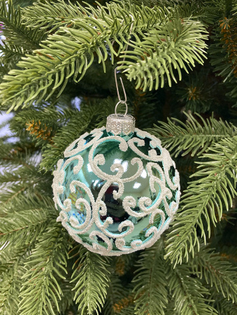 Шар пластиковый декорированный