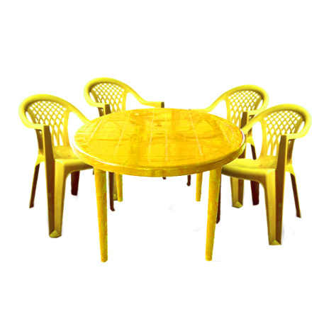 "Виктория-5" (круглый стол) - набор садовой мебели для дачи