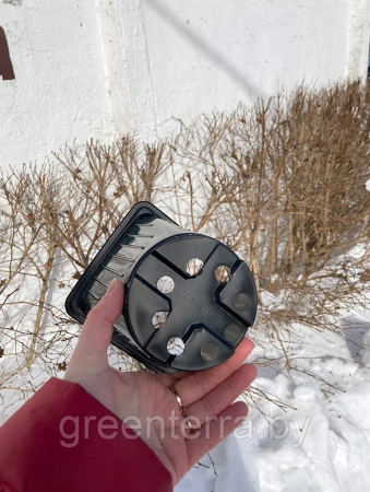 Горшок для рассады квадратный формованный 1.5 л, 13*13*13 см