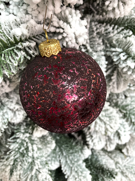 Шар елочный стекл. 8 см, [118]