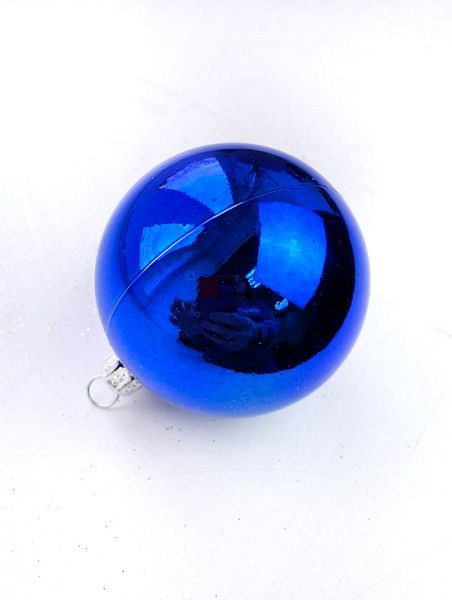 Шары пластиковые, синий глянец Шары пластиковые, глянец синий